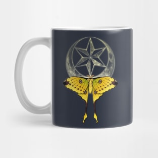 Madagascar Moon Moth - Yellow Mug